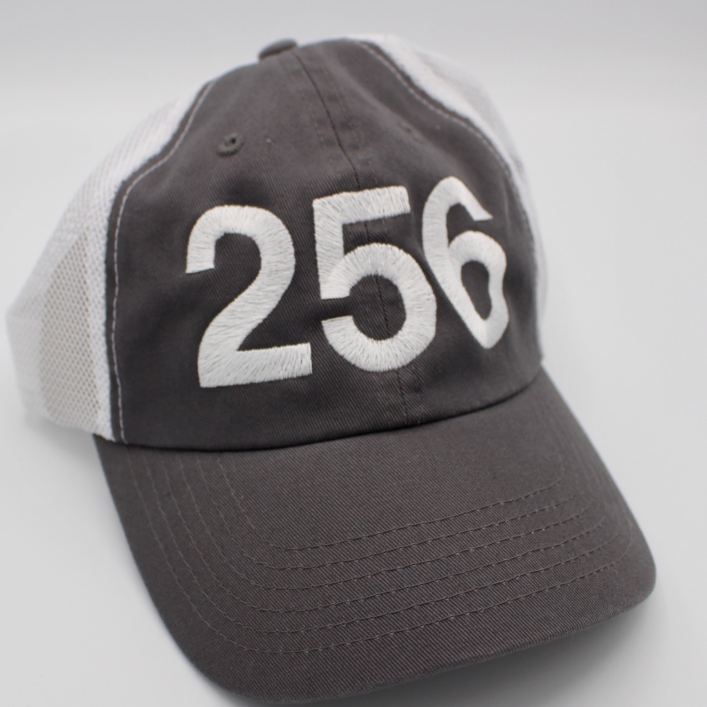 Gray 256 Trucker Hat